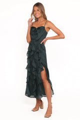 Adelyn Midi Dress - Emerald