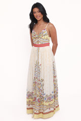 Caelia Maxi Dress - Yellow Multi