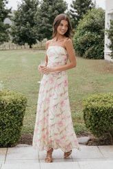 Calypso Maxi Dress - Yellow Floral