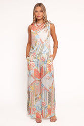 Charly Wide Leg Pant - Bel Air Rose