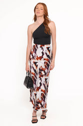 Cheryl Maxi Skirt - Blurred Floral