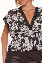 Erica Top - Moonlight Garden