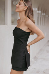 Giovana Strapless Top - Black
