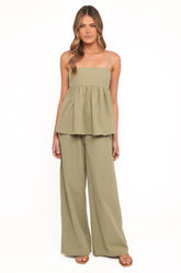 Jessica Pant Set - Olive