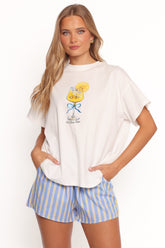 La Dolce Vita Short Set - White Blue