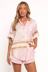 Lara Shirt - Pink Print