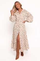 Lincoln Long Sleeve Maxi Dress - Floral