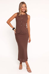 Peter Two Piece Set - Chocolate Brown