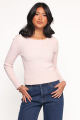 Kya Knit Top - Pink