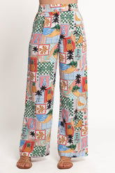 Valeria Pants - Off White Multi