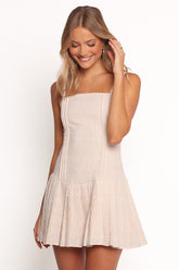 Zephyra Mini Dress - Cream