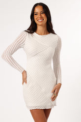 DRESSES @Ezra Mini Dress - White