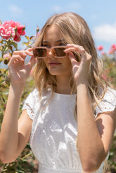 Petal and Pup USA ACCESSORIES Annia Sunglasses - Latte One Size