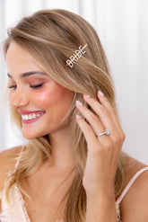 Petal and Pup USA ACCESSORIES Bride Hair Pin - Gold One Size