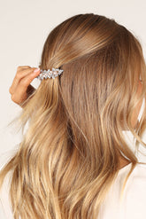 Petal and Pup USA ACCESSORIES Brielle Embellished Hairclip - Gold One Size