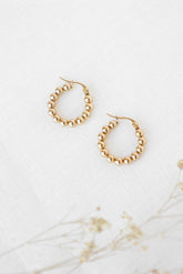 Petal and Pup USA ACCESSORIES Chloe Hoop Earrings - Gold One Size