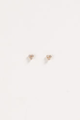 Petal and Pup USA ACCESSORIES Janey Stud Earrings - Gold One Size