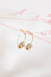 Petal and Pup USA ACCESSORIES Sydney Delicate Hoop Earrings - Gold One Size