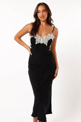 Petal and Pup USA DRESSES Alita Midi Dress - Black