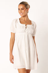 Petal and Pup USA DRESSES Taylin Mini Dress - White