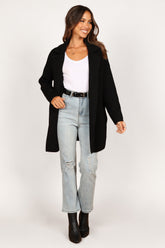 Petal and Pup USA OUTERWEAR Lenore Coatigan - Black