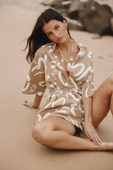 Petal and Pup USA Rompers Kellie Romper - Tan