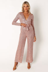 Petal and Pup USA Rompers Kiera Jumpsuit - Rose Gold