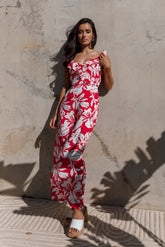 Petal and Pup USA Rompers Parker Frill Jumpsuit - Red