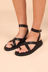 Petal and Pup USA SHOES Zinnia Sandal - Black