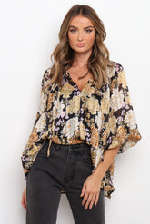 Petal and Pup USA TOPS Amarta Top - Black