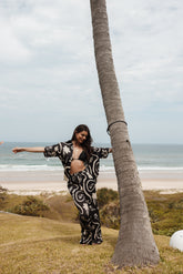 Petal and Pup USA TOPS Leo Shirt - Black Sand