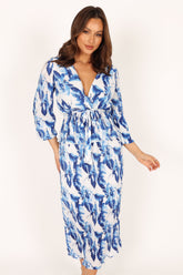 Petal and Pup USA TOPS Minelli Pleat Top - Blue