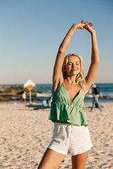 Petal and Pup USA TOPS Sioban Top - Green