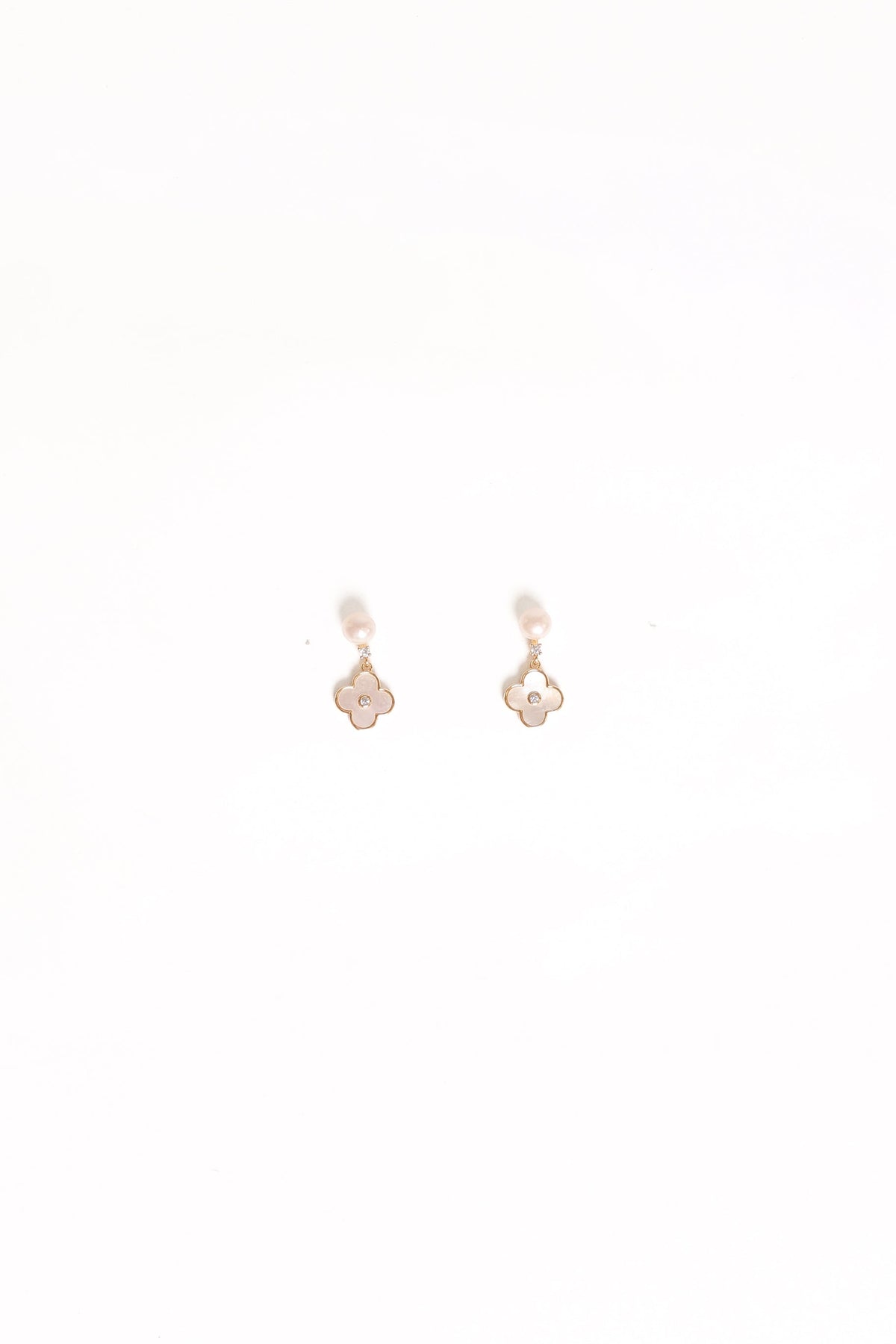 Marlowe Flower Earrings - Gold