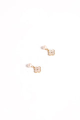 Marlowe Flower Earrings - Gold
