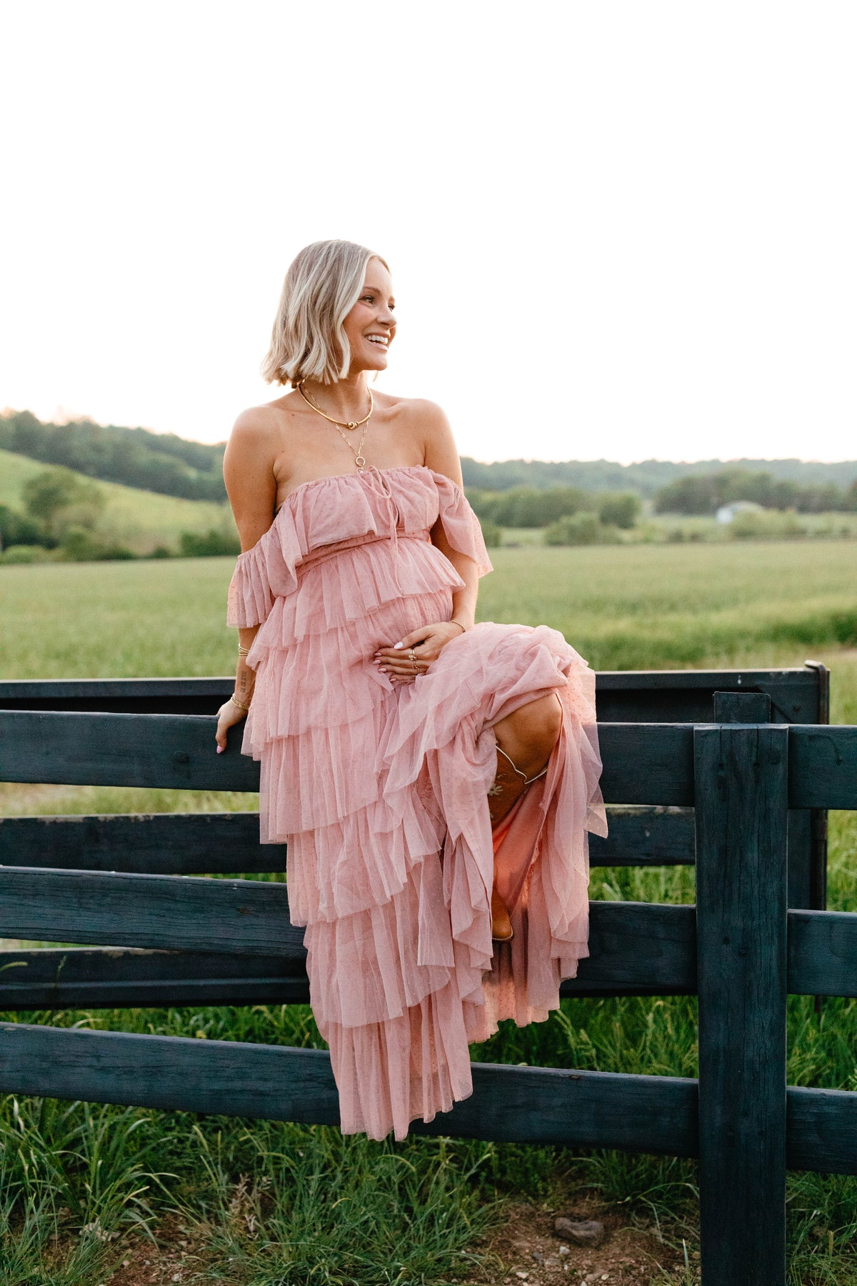 Belle Maxi Dress - Blush