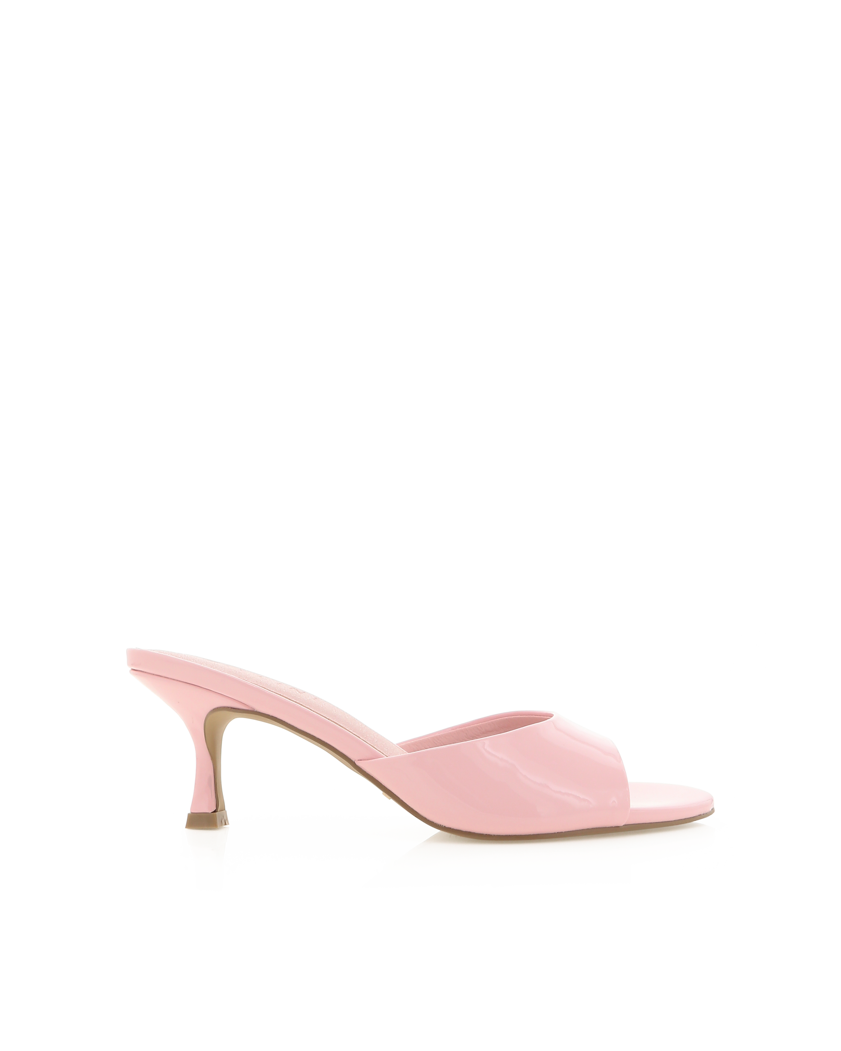 Addy Heels - Ice Pink Patent
