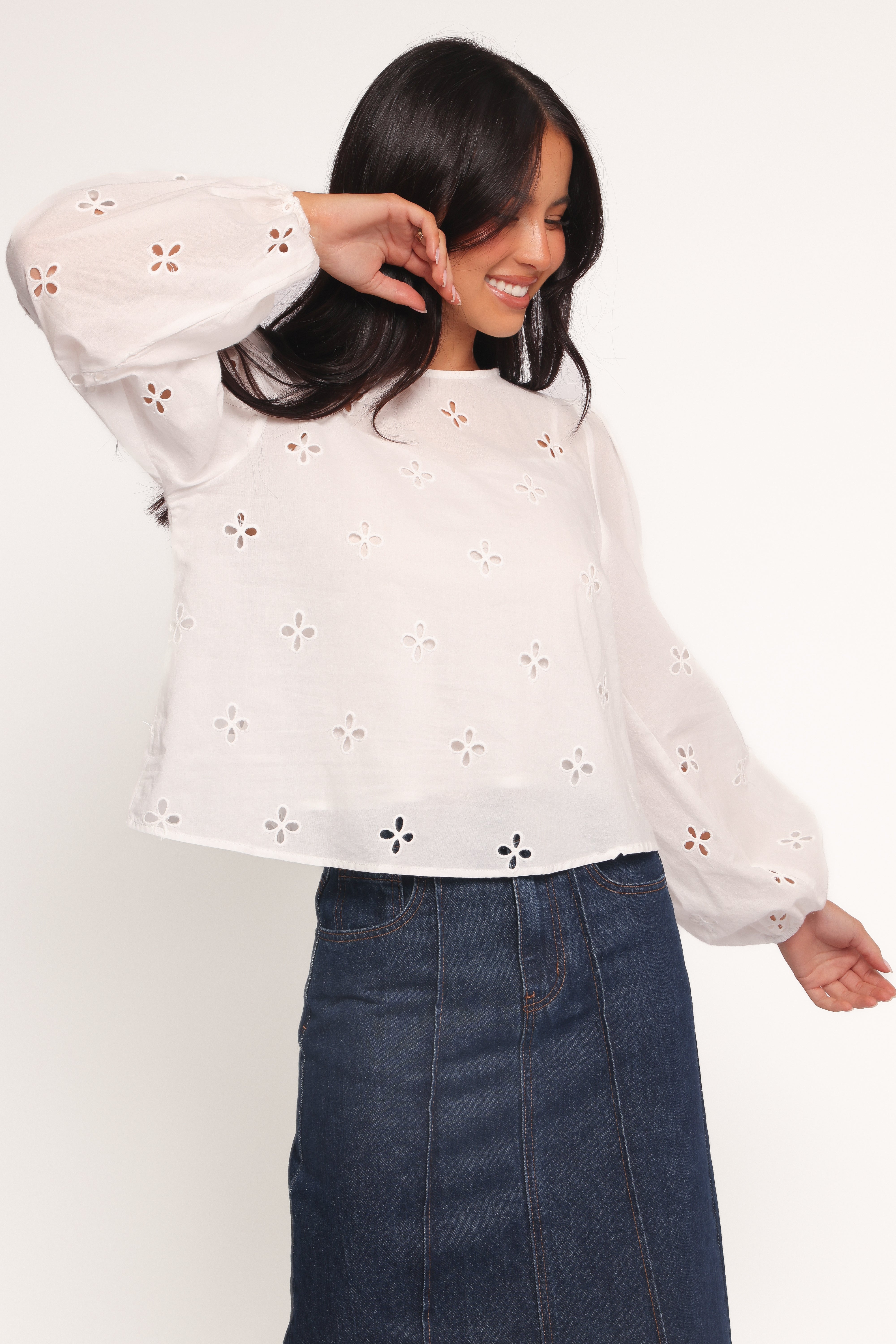 Aggie Blouse - White