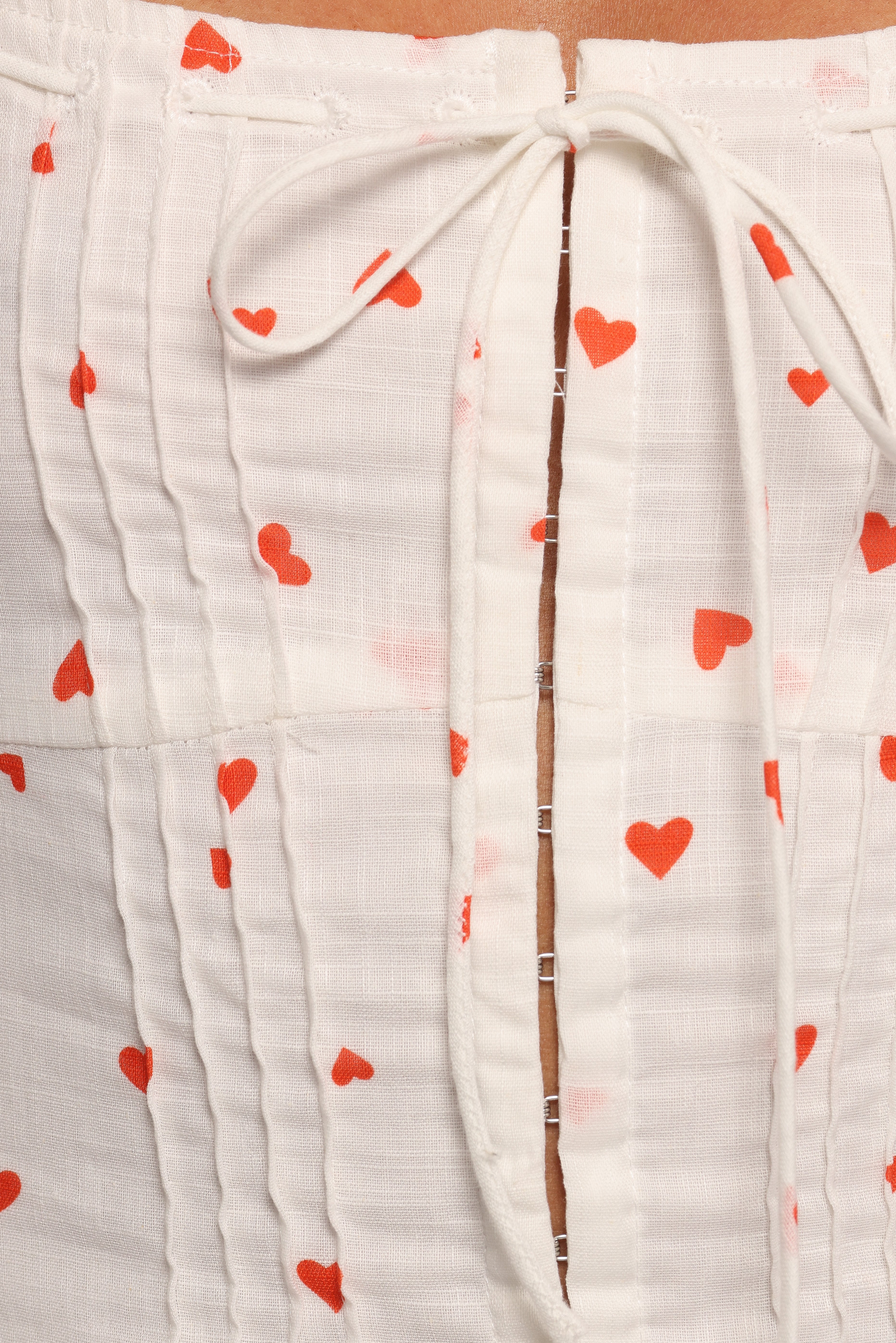 Alice Corset Top - Ditsy Heart