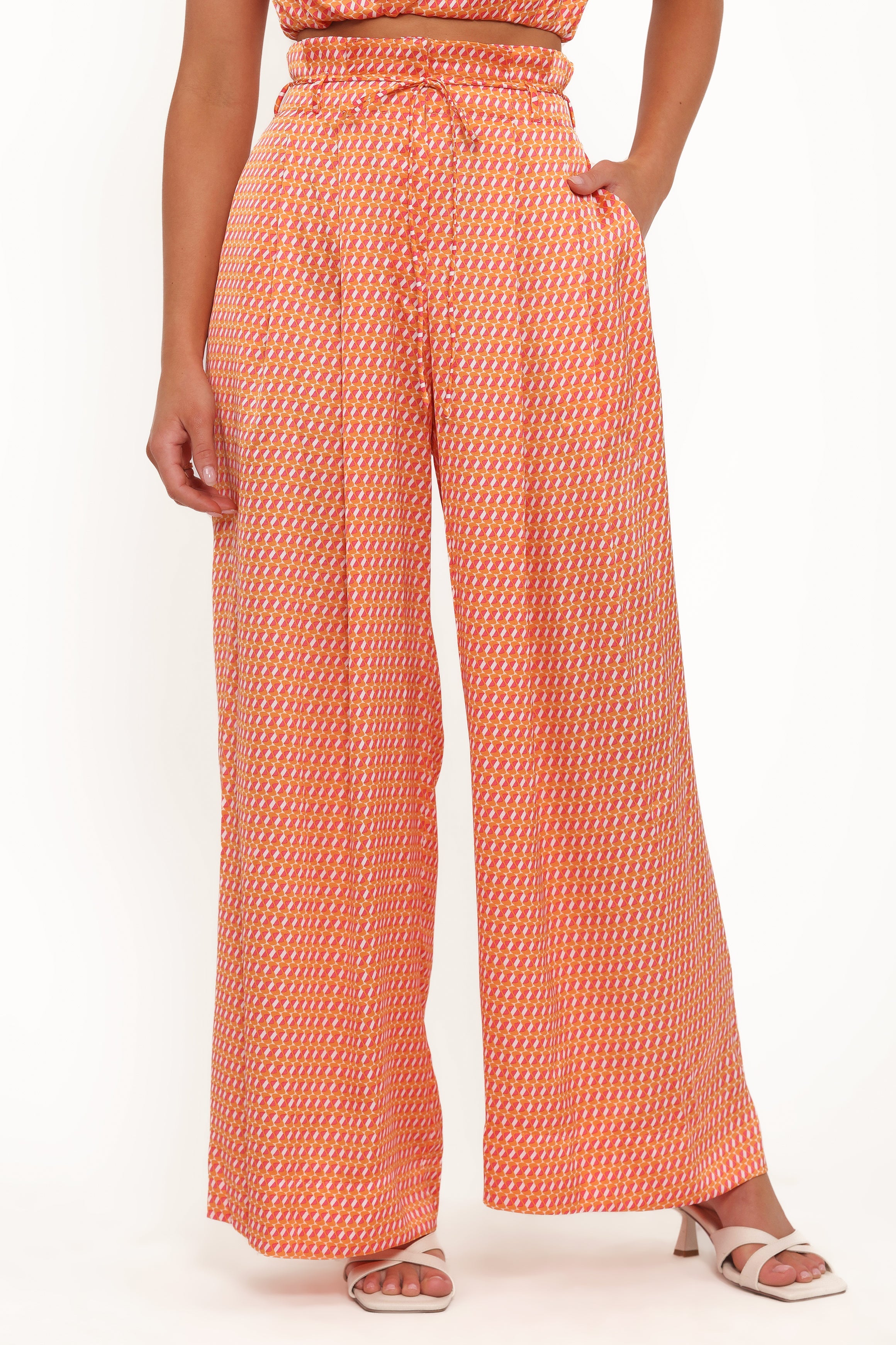Althea Pant Set - Orange