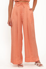 Althea Pant Set - Orange