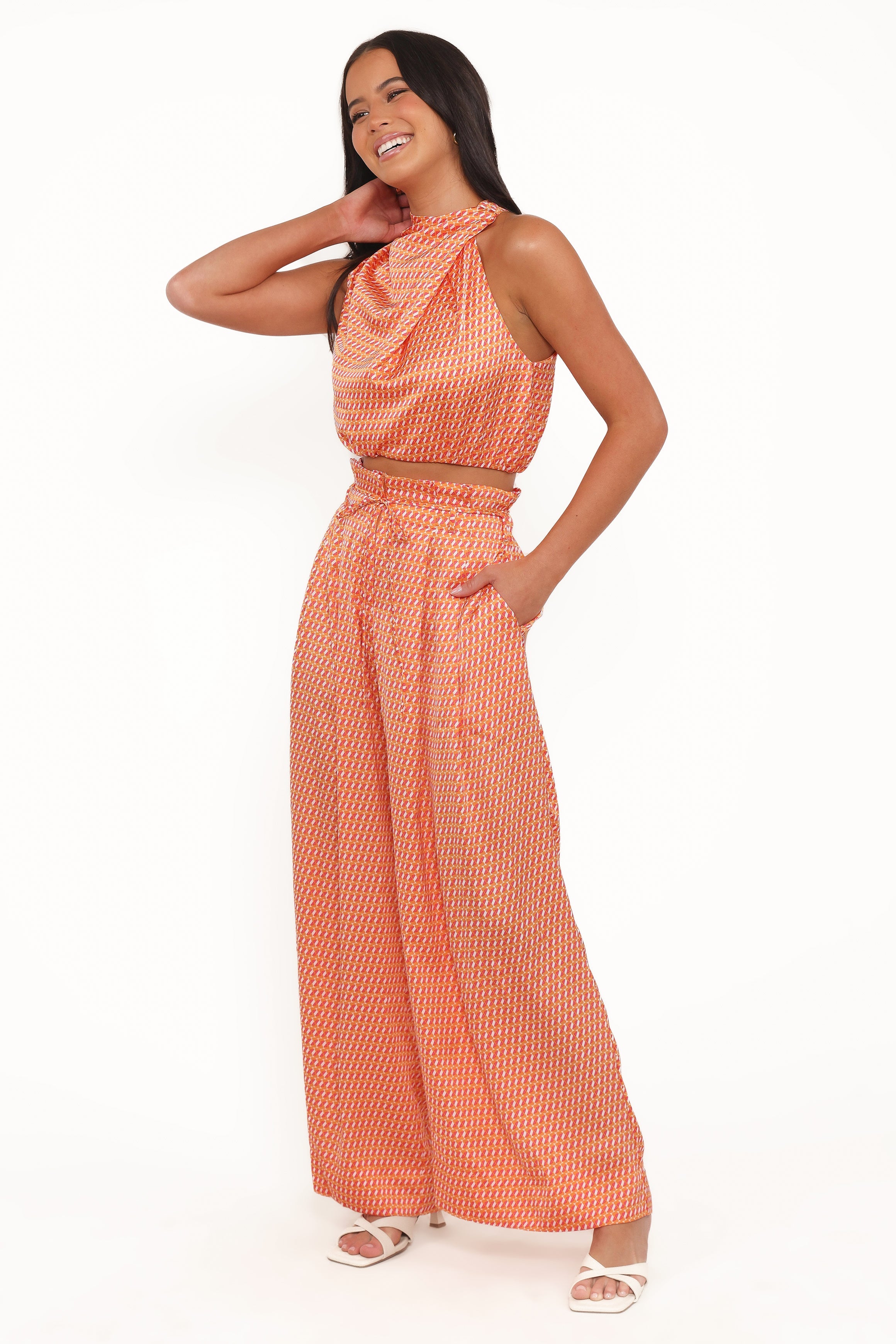 Althea Pant Set - Orange