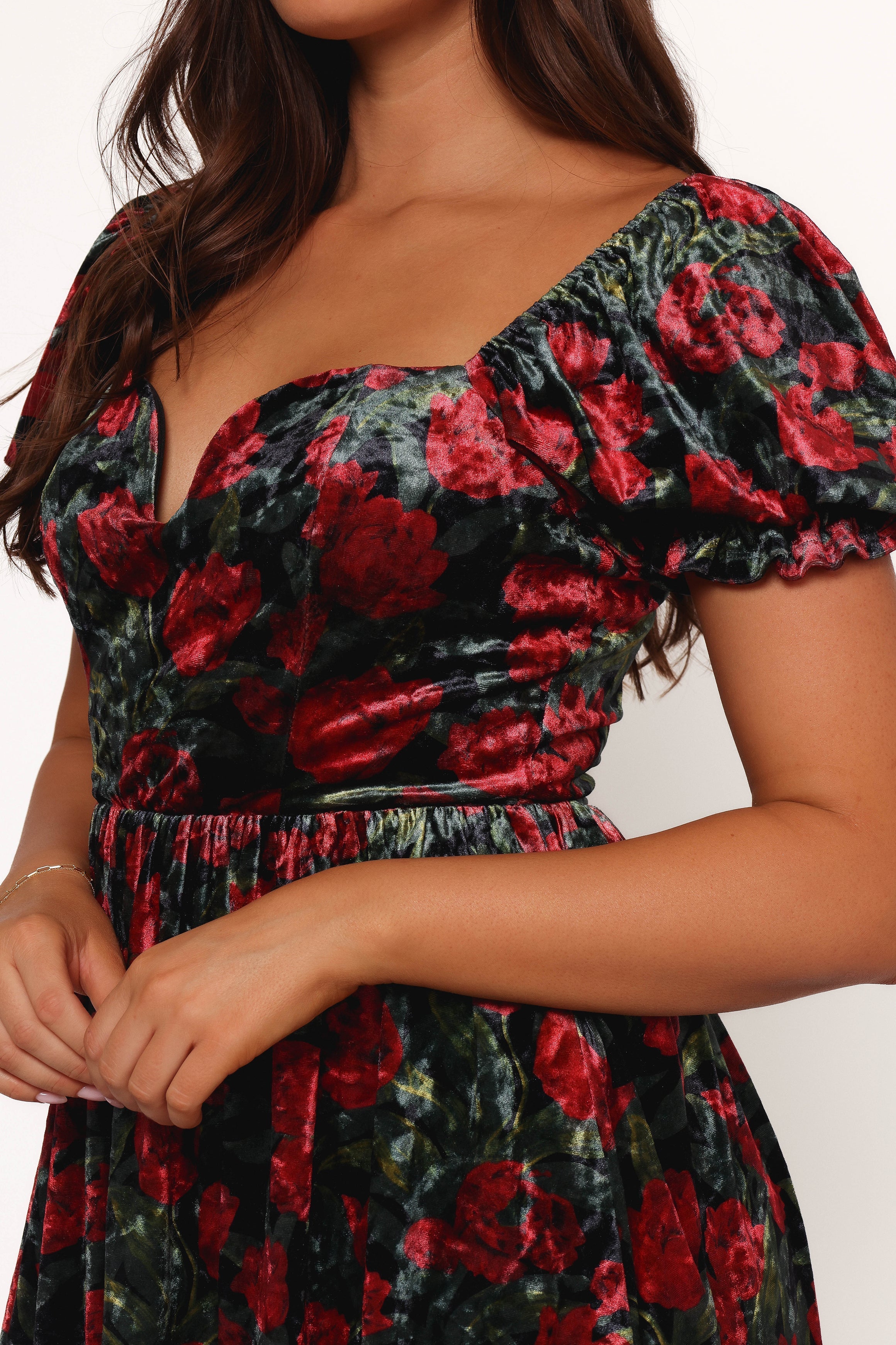 Anders Mini Dress - Black/Red