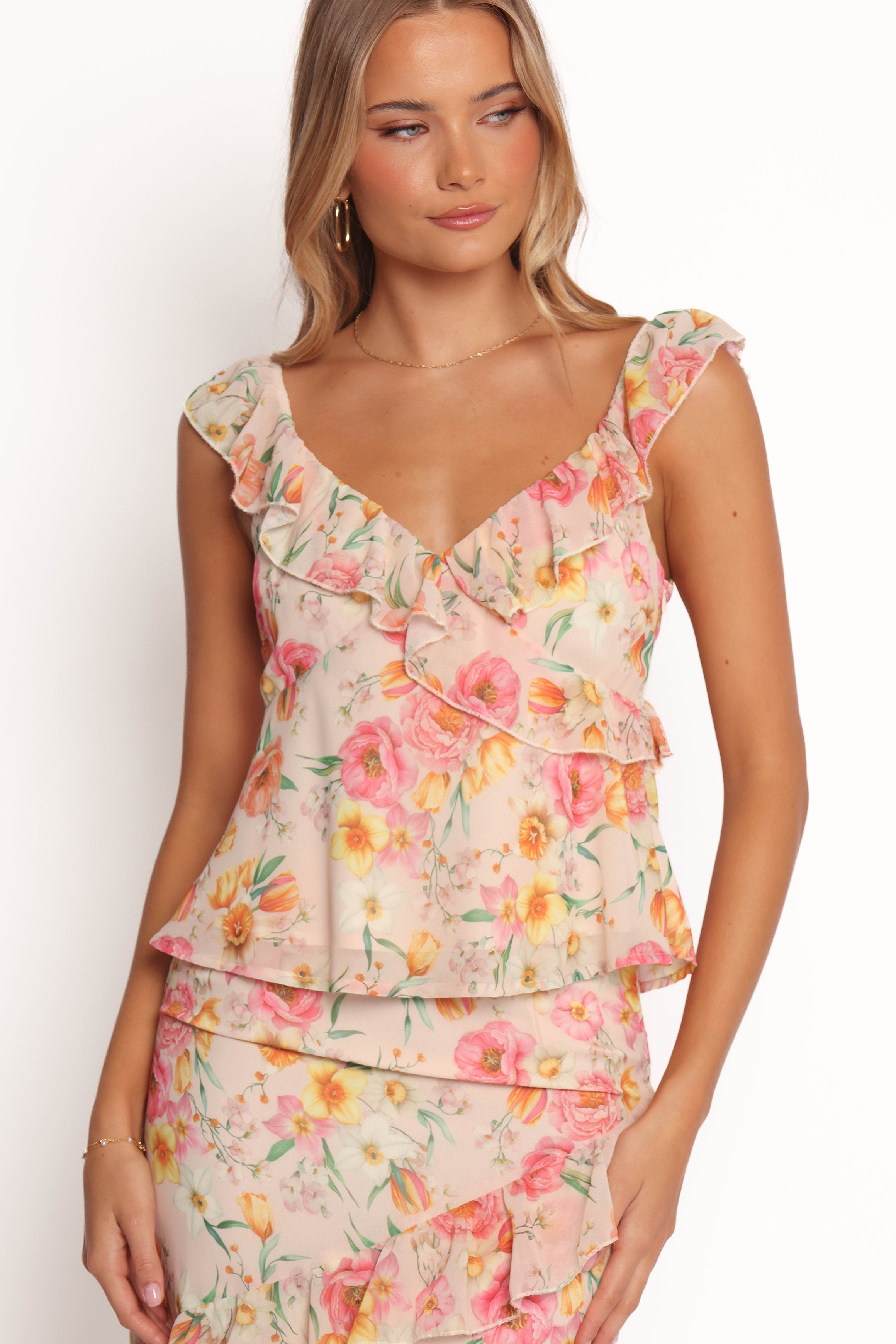 Andie Skirt Set - Peony