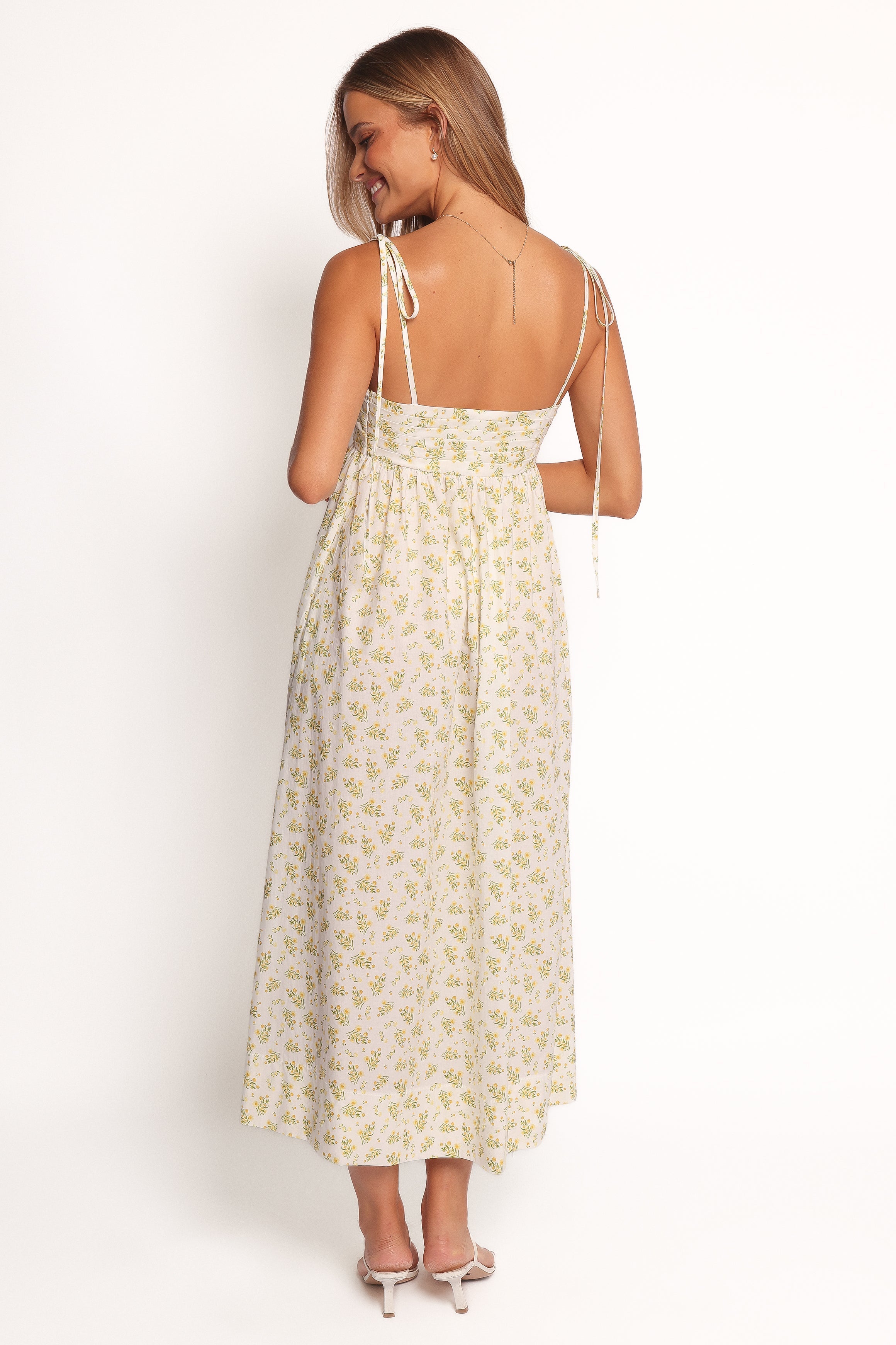 Ashtyn Maxi Dress - Yellow Floral