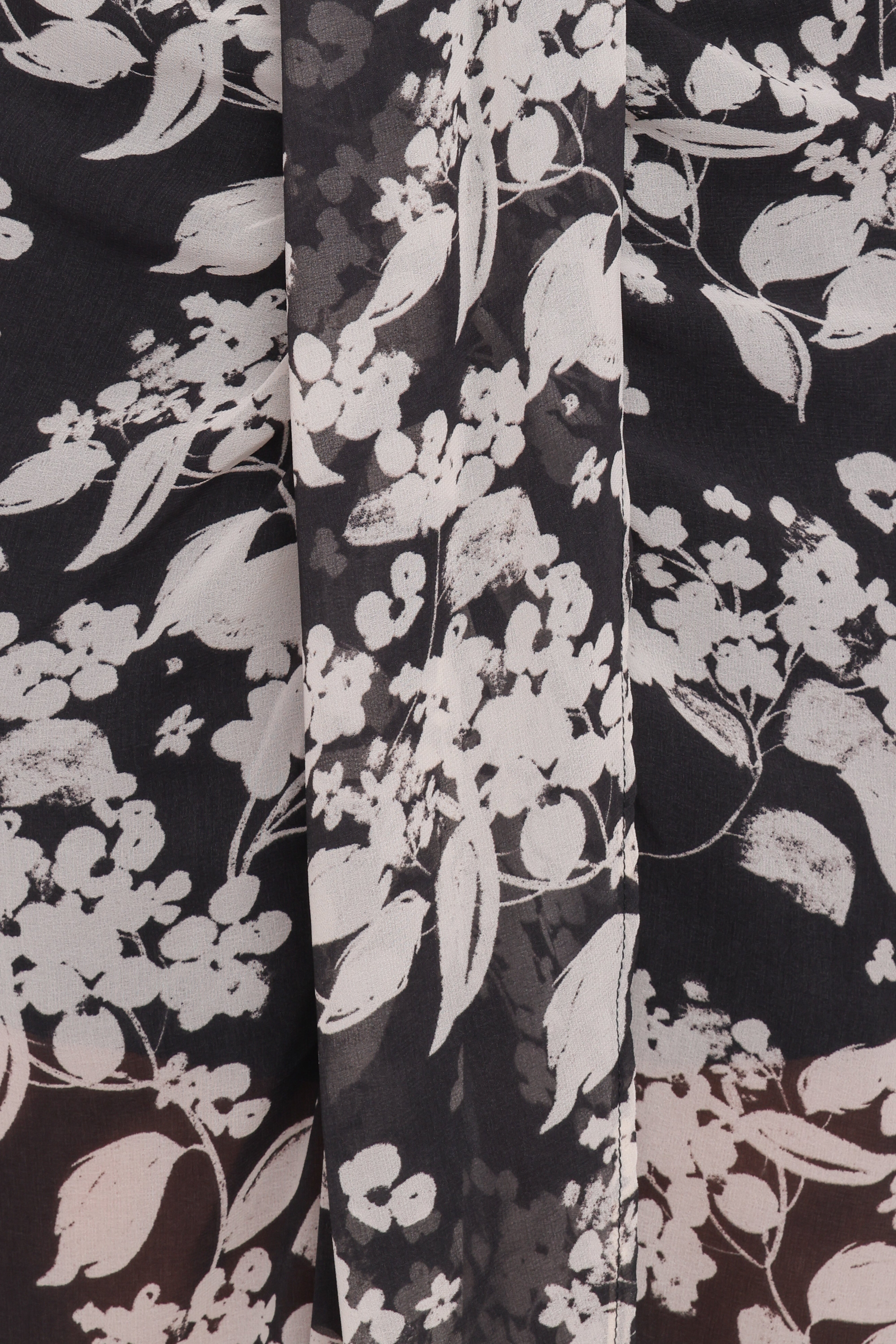 Audrina Maxi Dress - Black Floral