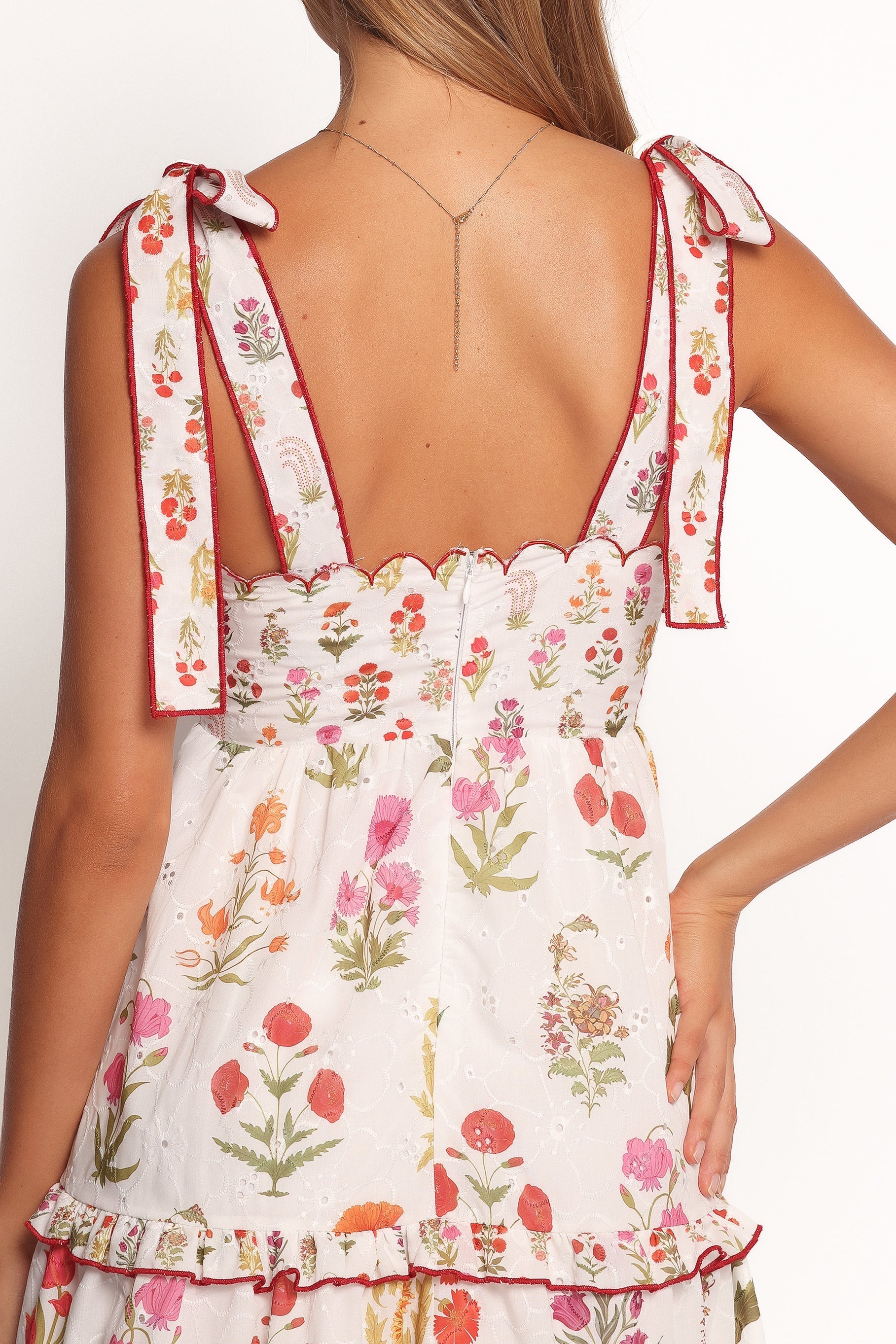 Aurelia Maxi Dress - White Floral