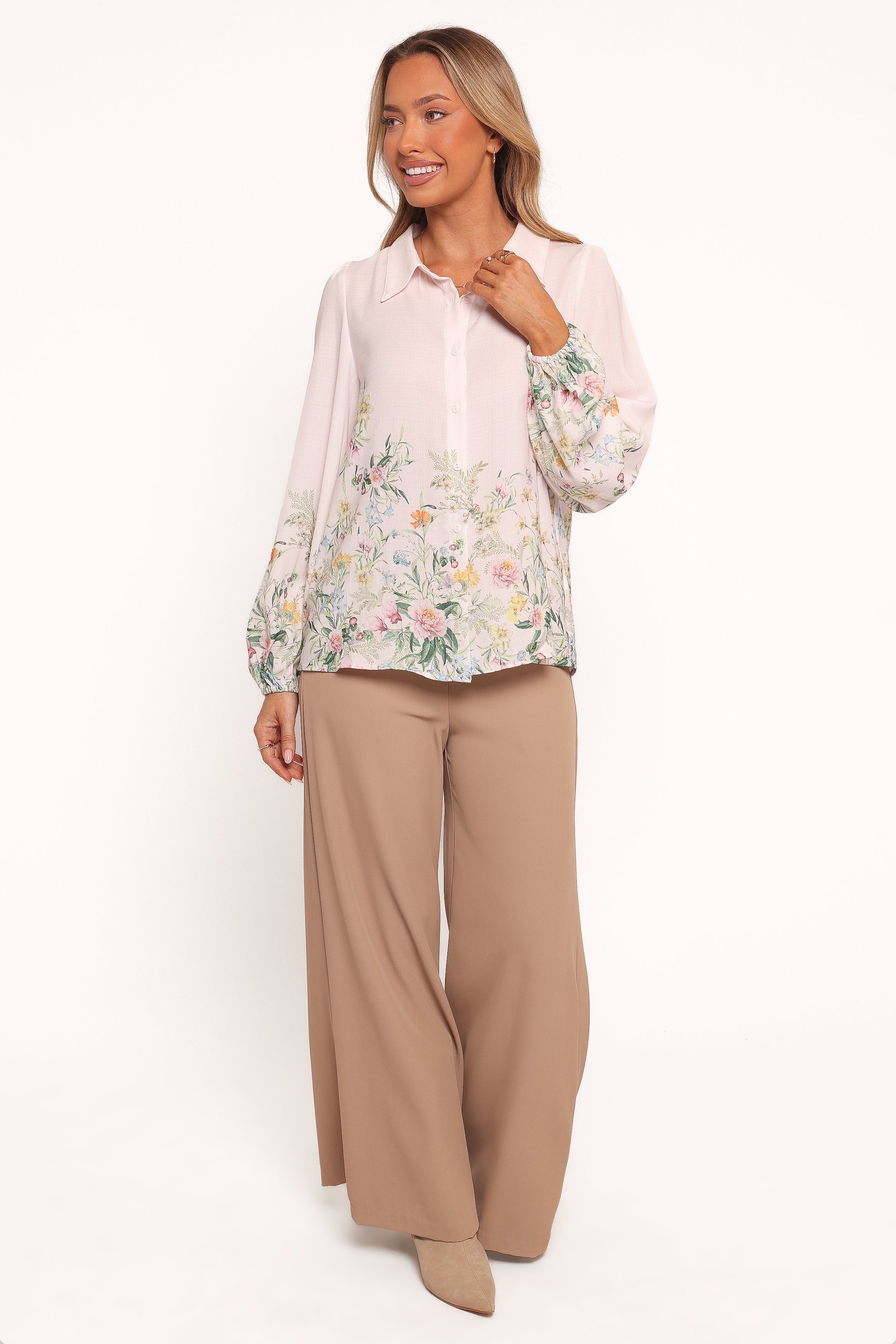 Avis Top - Pink Floral