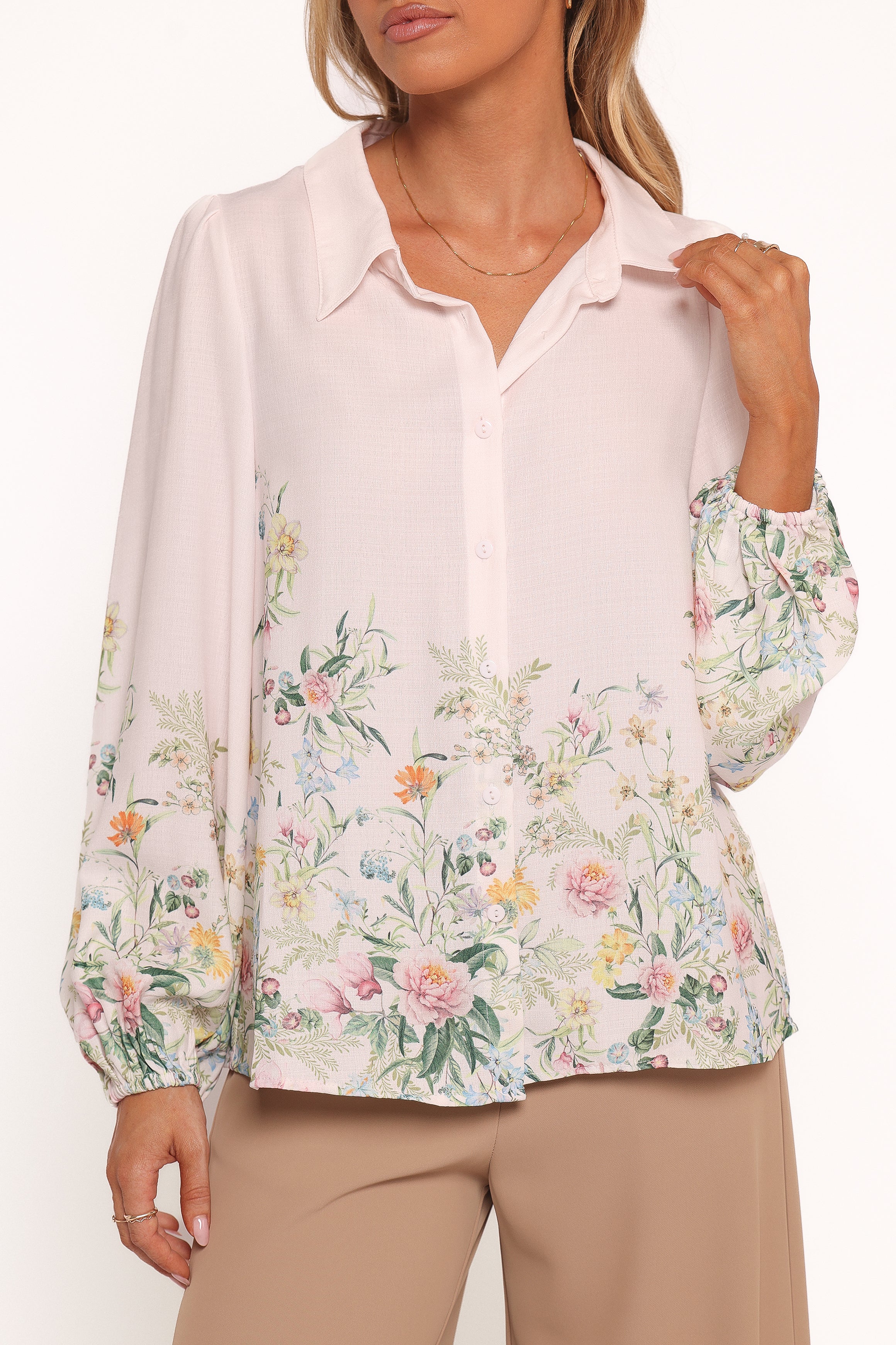 Avis Top - Pink Floral
