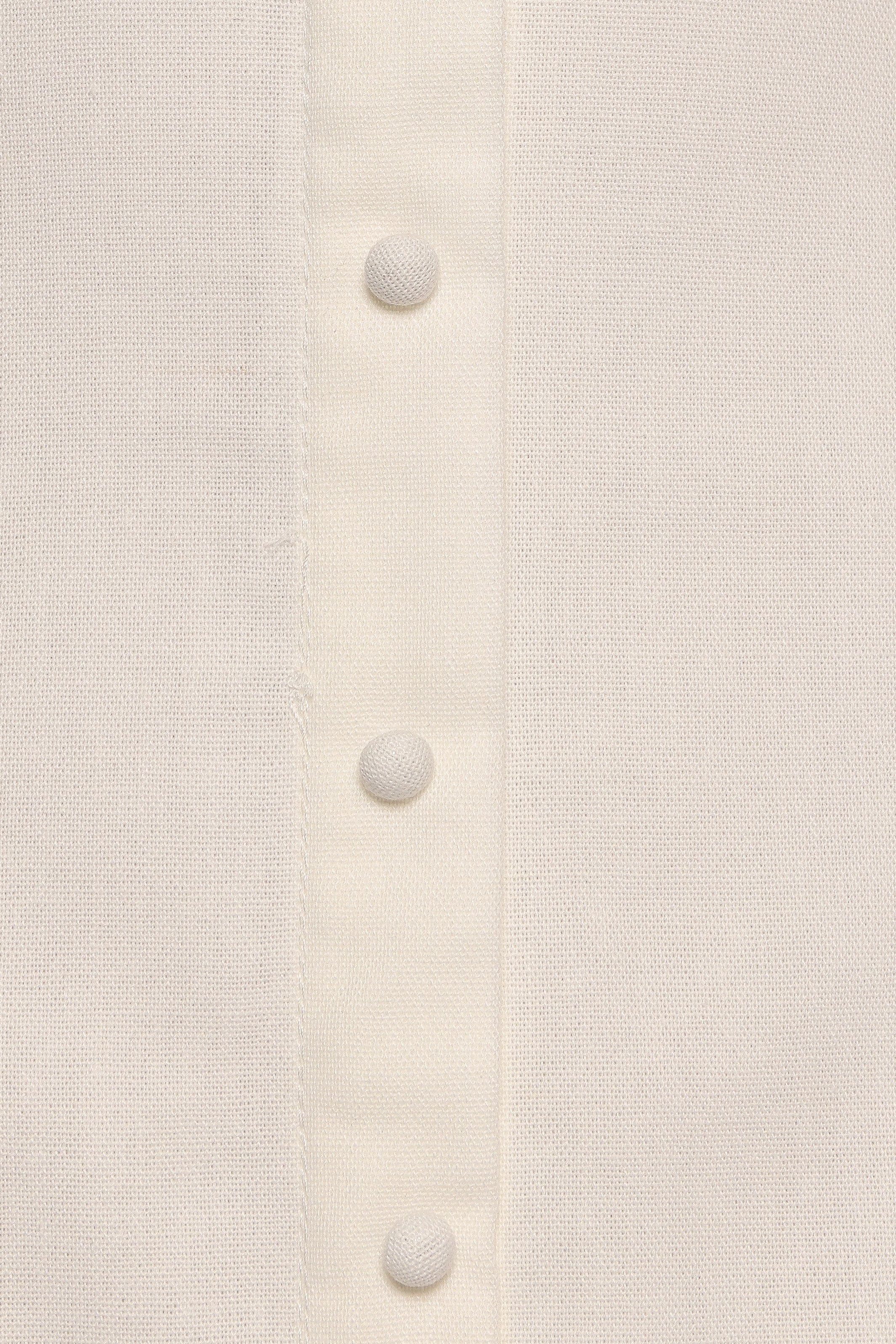 Barbara Midi Button Down Dress - White